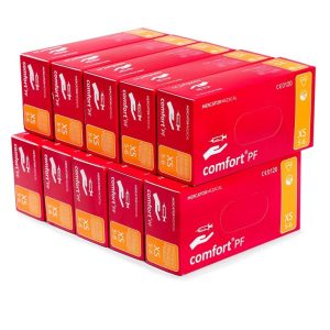 10 x Latexhandskar Comfort XS – Vita