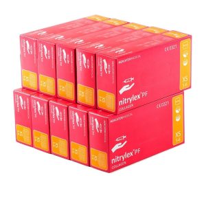 10 x Nitrilhandskar XS – Rosa