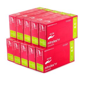 10 x Nitrilhandskar S – Rosa