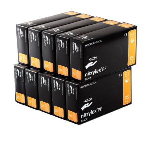 10 x Nitrilhandskar XS – Black