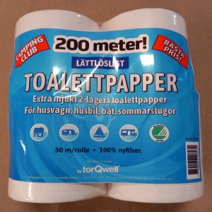 Camping Club Toalettpapper Husvagn 4-p 4x45m Svanenmärkt