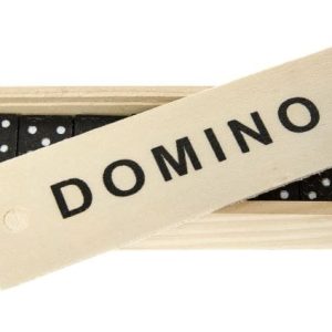 Domino i träask