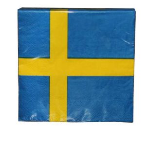 Servett 33x33cm 16-p Sverige