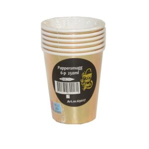 Pappmugg 250ml Happy New Year 6-p