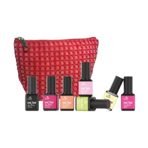 WOW Hybrid Gel Polish Set ”La Dolce Vita” + TOP COAT