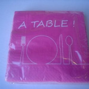 Servett 33x33cm 20-p A Table
