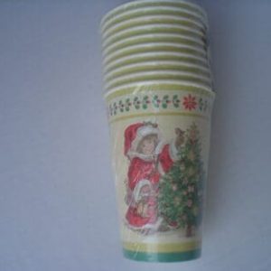 Pappmugg 200ml 10-p Julmotiv/Nisse