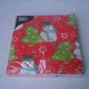 Servett 33x33cm 20-p Snowy (Jul)