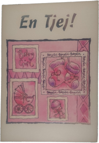 En tjej!