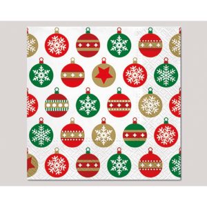 Servett 33x33cm 20-p Julkulor