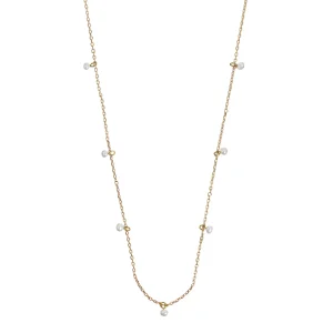 HALSBAND SMÅ VITA PÄRLOR