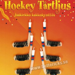 Tårtljus hockeyklubbor