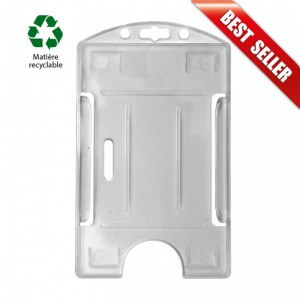 Korthållare IDP 64, stående, transparent, 100st/förp