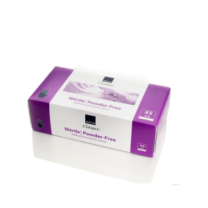 Nitril Handskar XS Svarta (100st)