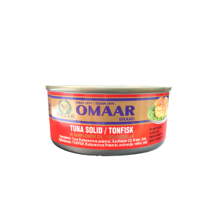 Omaar Tonfisk Skipjack Solid i solrosolja 160g*24