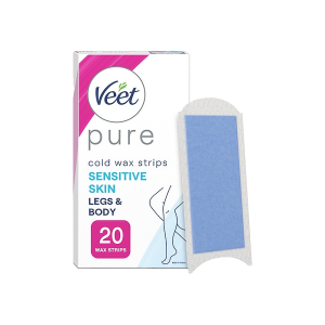 Veet Pure Wax Strips Ben & Kropp Känslig Hud 20st*6