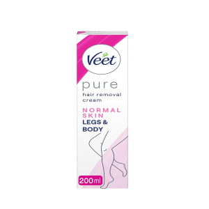 Veet Pure Hårborttagningskräm Ben & Kropp Normal Hud 200ml*12