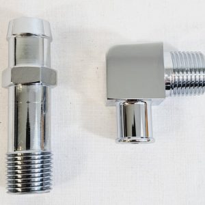 Vattenanslutning 3/4 Rak och 90″