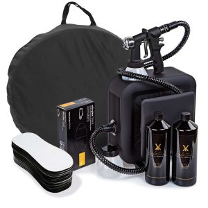 Spraytan – Startkit (Stora kitet + Tält)