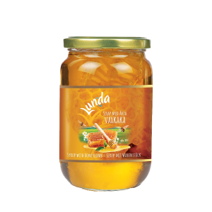 Lunda Sirap Honung med Vaxkaka 485g*12