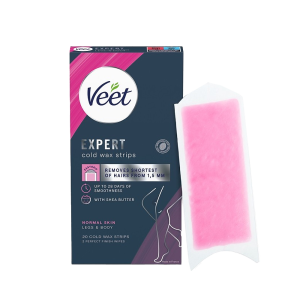 Veet Expert Wax Strips Ben Normal Hud 20st*6